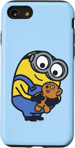 Vista 17 de iPhone 13 Despicable Me Minions Bob Holding Teddy Bear Case