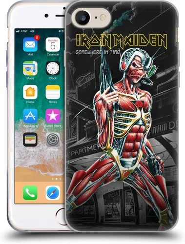 Vista 240 de Head Case Designs Funda de gel suave con licencia oficial de Iron Maiden Brave New World, compatible con Apple iPhone 7 Plus/iPhone 8 Plus Nuevo