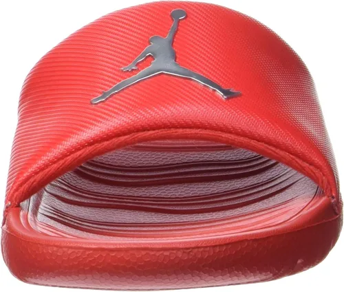 Vista 2 de Nike Jordan Break Slide para hombre University RojoPlateado Metálico