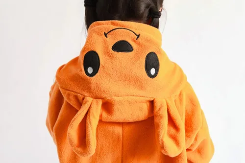Vista 7 de Pijama unisex de una pieza para niños, disfraz de animal para cosplay de Navidad, Halloween