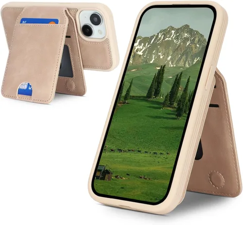 Vista 2 de Havaya Funda MagSafe compatible con iPhone 14 Pro Max con tarjetero - Funda magnética desmontable 2 en 1 - Ranuras para tarjetas de crédito de carga