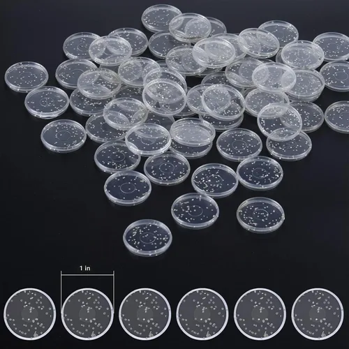 Vista 2 de Outus - 50 discos de expansión transparentes de 1 pulgada para planificador
