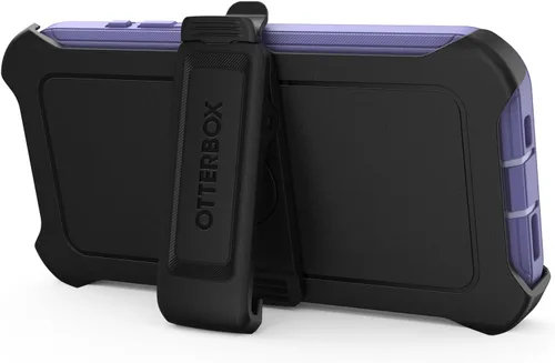 Vista 5 de OtterBox Funda para iPhone 15 Pro (solamente) Defender Series - Mountain Majesty (púrpura), sin pantalla, resistente y duradera, con protección