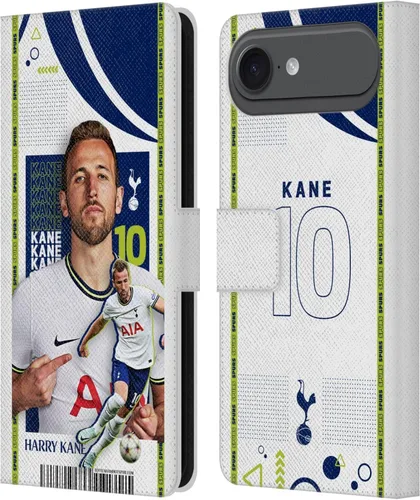 Vista 48 de Head Case Designs Officially Licensed Tottenham Hotspur F.C. Cristian Romero 2022/23 First Team Leather Wallet Case Compatible with Apple iPhone 11