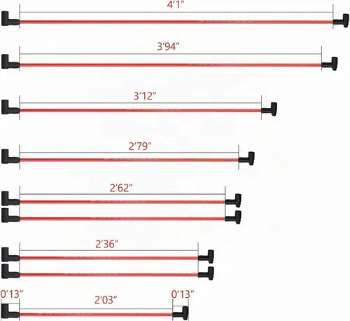 Vista 4 de MAS Racing HEI Distribuidor y cables de bujía y mazo de cables de coleta gratis, kit combinado de tapa roja de repuesto para Chevy 283 302 307 327