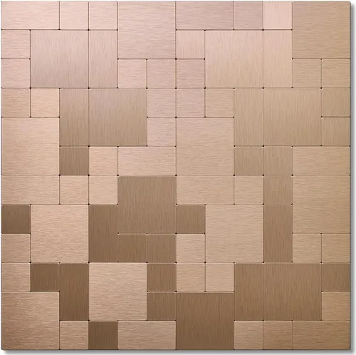 Vista 18 de DICOFUN 1 hoja de azulejo adhesivo de mármol gris para salpicaduras, azulejos de metal mixto con astillas plateadas para cocina y baño, adhesivo