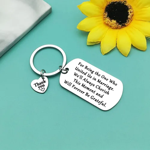 Vista 4 de Llavero oficial de boda, regalo de agradecimiento para boda, llavero oficial, planificador de boda, regalos de coordinador, regalos de fotógrafo