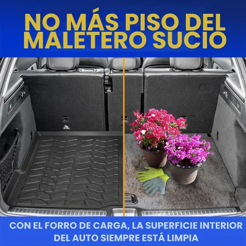 Vista 4 de Forro de carga prémium para Mercedes-Benz GLC 2016-2022 – 100% de protección, alfombrilla de maletero de automóvil de ajuste personalizado