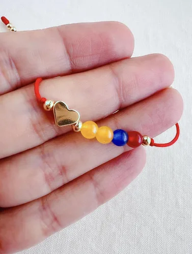 Vista 2 de Pulsera Colombiana, Pulsera Colombiana, Bandera Colombiana, Pulsera de Colombia, Pulsera Colombiana, Pulsera, Bandera Colombiana, Joyería Colombiana