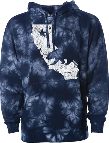 Vista 23 de Tcombo California State Map - Sudadera con capucha unisex Cali Bear