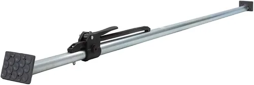 Vista 15 de Mytee Products Barra de carga de gato de carga de 86 a 114 pulgadas con tubo de acero cuadrado soldado y patas de goma pivotantes atornilladas