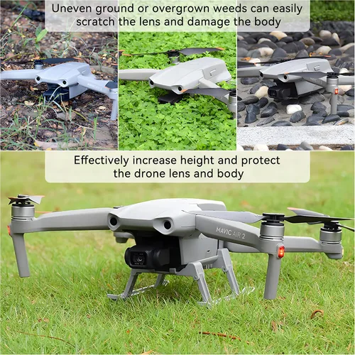Vista 5 de Tren de aterrizaje Air 2/2S plegable de liberación rápida para DJI Mavic Air 2/2S Accesorios de dron