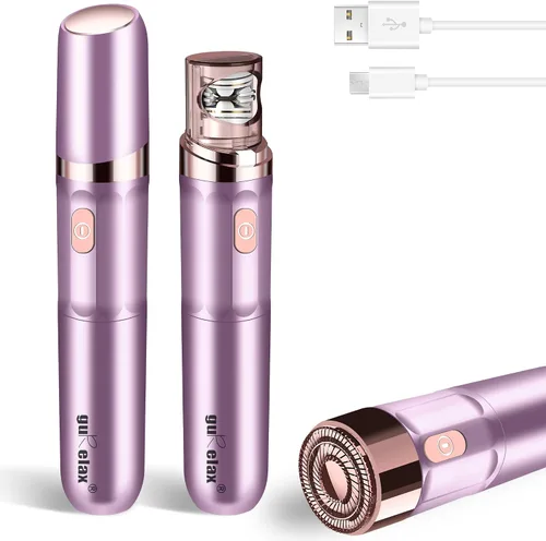 Vista 11 de Gurelax Removedor de Vello para Mujeres, Dispositivo de Depilación, Depilación de Vello Facial para Mujeres, Mejor Afeitadora Facial Táctil como
