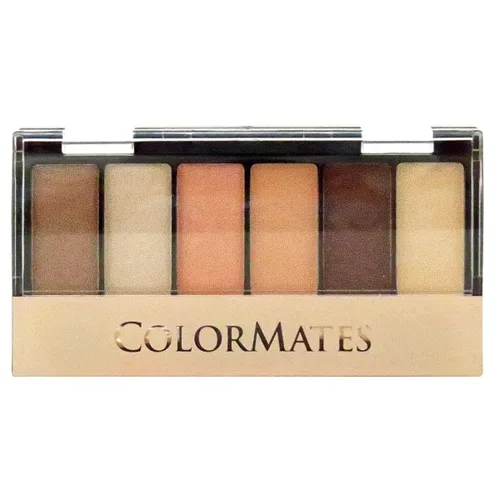 Vista 6 de COLORMATES Paleta de sombra de ojos mineral de 6 tonos (belleza natural)