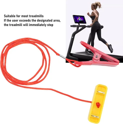 Vista 7 de 2 interruptores de parada de emergencia para caminadora, llave de seguridad para cinta de correr con diseño de doble inserto (2.087 x 0.630 in)