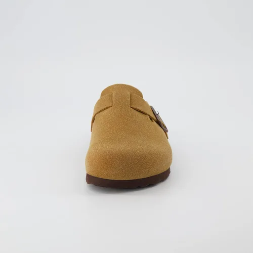 Vista 3 de CUSHIONAIRE Zuecos Hana con plantilla de corcho para mujer con +comodidad