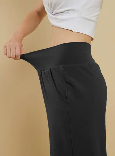 Vista 4 de YLDUJ AMUM Pantalones deportivos de pierna ancha para mujer