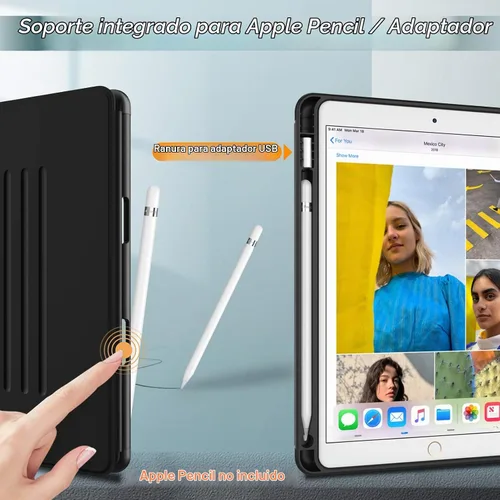 Vista 4 de Fintie Funda magnética con soporte para iPad Air 3ª generación/iPad Pro 10.5" 2017 Built-in Magnetic Kickstand, Multiple Viewing Angles, Corner