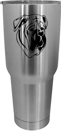 Vista 376 de Cairn Terrier - Vaso grabado con temática de perro, 30 onzas
