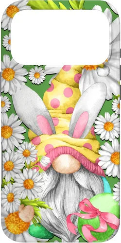 Vista 22 de Funny Easter Gnome Graphic for Women Teachers and Daisy Mom Case for iPhone 17