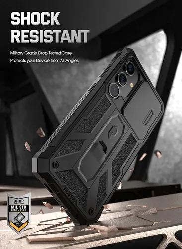 Vista 4 de Poetic Spartan - Funda para Galaxy S24 de 6.2 pulgadas, funda deslizante para cámara