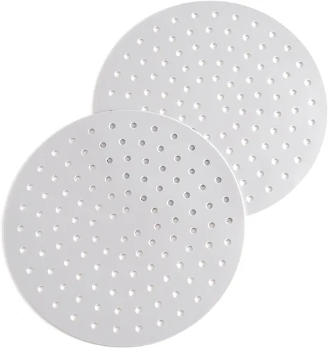 Vista 7 de Forros de silicona para freidora de aire, antiadherentes, fáciles de limpiar, reutilizables, accesorios de 8 pulgadas redondas (paquete de 2)