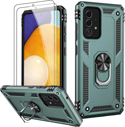 Vista 26 de LUMARKE Funda para Galaxy A51 4G con Protector de Pantalla, Pasa Prueba de Caída de 16 pies de Grado Militar, Cubierta Protectora para Teléfono