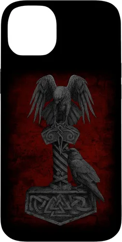 Vista 15 de Funda para iPhone 17 de Mjolnir Odín de la mitología vikinga nórdica de Thor