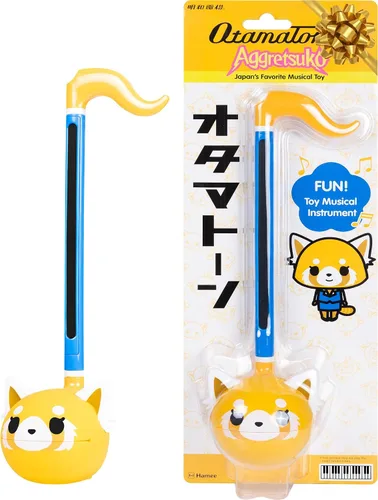 Vista 10 de Otamatone Sanrio Edición Especial (Set de 2 piezas - Aggretsuko furioso + Gudetama) - Divertido instrumento sintetizador musical electrónico