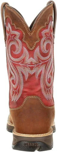 Vista 4 de Durango Lady Rebel Work - Botas de trabajo impermeables con punta compuesta para mujer