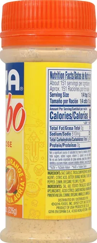 Vista 4 de Goya Foods Adobo - Condimento multiusos con naranja amarga, 8 onzas (paquete de 24)