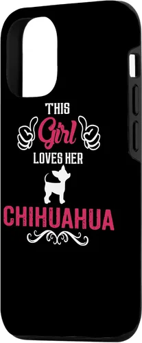 Vista 2 de Funda para iPhone 15 This Girl Loves Her Chihuahua Dog Mom