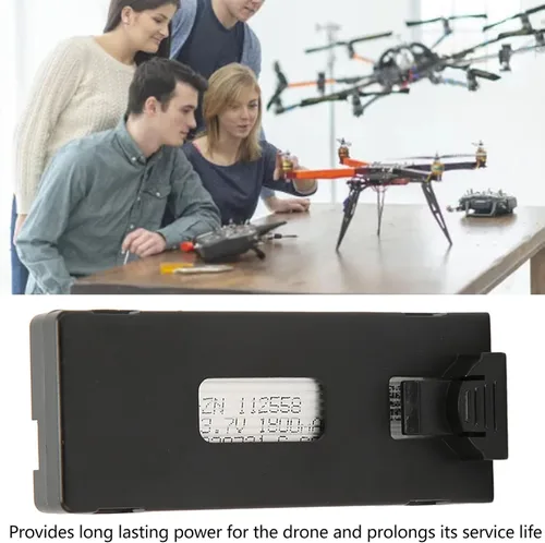 Vista 4 de Sea2PCS 7.4V 2800mAh Li Batería Fouraxis Aircraft RC Drone Batería con funda de plástico, compatible con E88 E525 E99 K3 E100 P1 S98 P7 P10 P8 S11