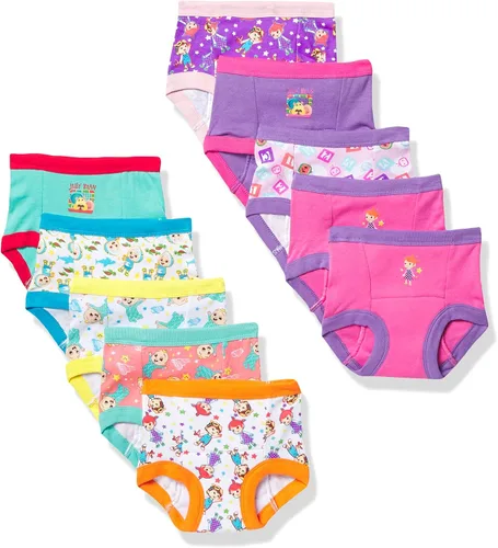 Vista 7 de CoComelon Pantalones de entrenamiento unisex para niños pequeños exclusivos de Amazon con calcomanías y tabla de seguimiento de éxito