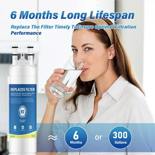 Vista 6 de FPPWFU01 Reemplazo del filtro de agua, compatible con filtro de agua FPPWFU01 Frigidaire, filtros de agua Electrolux Gallery, EPPWF01, PureAdvantage