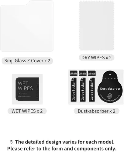 Vista 6 de Sinjimoru Sinji - Protector de pantalla para Samsung Galaxy Z Flip 5 Z Fold 5, vidrio templado transparente para Galaxy Z Flip 5 Z Fold 5