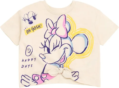 Vista 32 de Disney Minnie Mouse - Conjunto de camiseta floral arcoíris y pantalones cortos de cambray, tallas de bebé a niño grande (12 meses - 14-16)