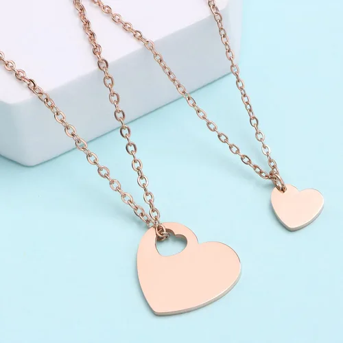 Vista 5 de JoycuFF Gifts for Mom Mother Daughter Matching Necklace Gifts for Mama Necklace for Women Mommy Me Jewelry for Birthday Christmas