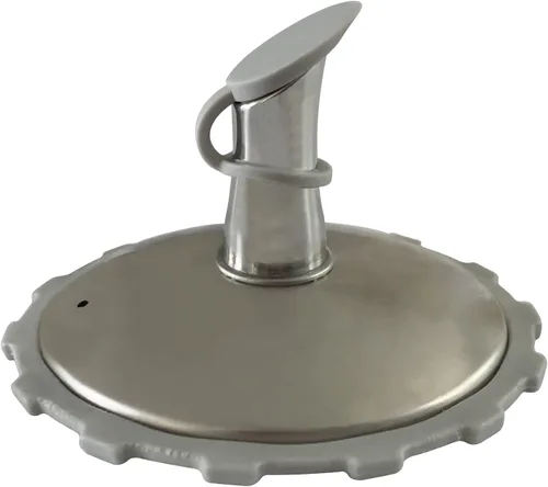 Vista 2 de Jarware Stainless Steel Oil Cruet Lid, Regular Mouth Mason Jar Spout Lid Stainless Steel Mason Jar Salad Dressing Lid Olive Oil Pour Spot For
