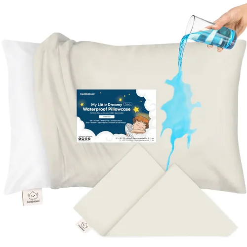 Vista 22 de KeaBabies Funda de almohada para niños pequeños de 13 x 18 pulgadas, funda de almohada de algodón orgánico para niños, niñas, funda de algodón suave