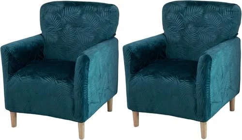 Vista 9 de FUANGUI Funda para Sillón de Banquete con Brazos Fundas para Sillas Elásticas Funda para Sillón Club Funda Suave para Sillón Sofá Cubiertas