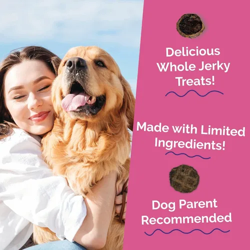 Vista 3 de Fruitables Golosinas para perros – Bocadillos enteros – Bisonte a la parrilla y golosinas para perros – Golosinas saludables para perros – 5 onzas