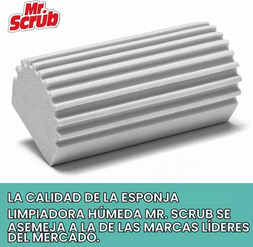 Vista 2 de Esponja para Limpieza de Polvo Húmeda, Paquete de 2 Esponjas Grises para Limpiar el Polvo, Esponja Reutilizable para Limpieza del Hogar