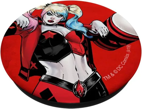 Vista 2 de Harley Quinn Character PopSockets - Agarre y soporte para teléfonos y tabletas