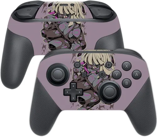 Vista 36 de MightySkins Skin compatible con Nintendo Switch Pro Controller - Alien Battle Funda protectora de vinilo duradera y única Fácil de aplicar
