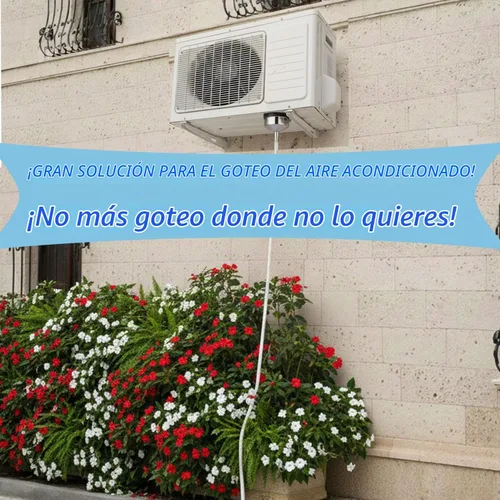 Vista 7 de Enjoyment Kit de drenaje magnético de aire acondicionado de ventana de 6 pies, kit universal de manguera de drenaje de aire acondicionado portátil
