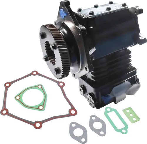 Vista 5 de Reemplazo del compresor de freno de aire para Detroit Diesel Series 60 12.7 2004 y anteriores 12.7 Motor T-UFLO 750 R23522122 23522123 5004188 109425