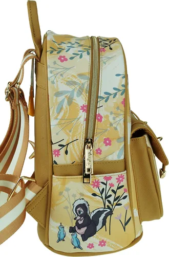 Vista 3 de KBNL Bambi A21802 - Mini mochila de piel vegana de 11 pulgadas, multicolor, Multicolorido, Mochilas Daypack
