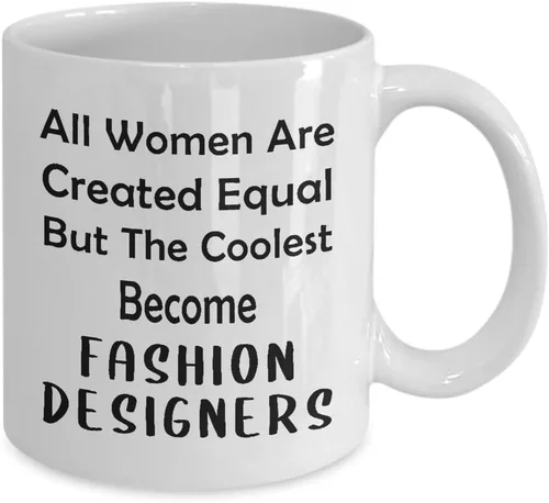 Vista 2 de Gifts for Female Fashion Designer Coffee Mug Tea Cup - Textile Artist Designing Clothing Stylist Industry Funny Cute Gag Appreciation Idea - Women