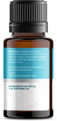 Vista 9 de OraRestore - Tratamiento para el mal aliento para adultos Halitosis: concentrado de enjuague oral formulado por dentistas, aceite dental líquido